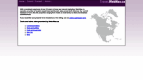 What Web-max.ca website looked like in 2020 (3 years ago)