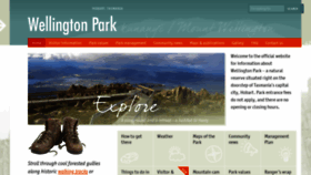 What Wellingtonpark.org.au website looked like in 2020 (3 years ago)