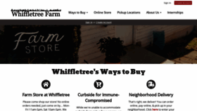 What Whiffletreefarmva.com website looked like in 2020 (3 years ago)