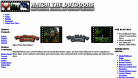 What Watchtheoutdoors.com website looked like in 2020 (3 years ago)