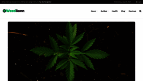 What Weedbonn.org website looked like in 2020 (3 years ago)