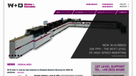 What W-d.de website looked like in 2020 (5 years ago)