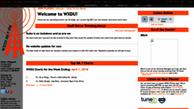 What Wxdu.org website looked like in 2020 (3 years ago)