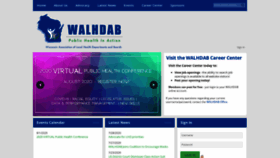 What Walhdab.org website looked like in 2020 (3 years ago)