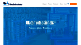 What Waterprofessionals.com website looked like in 2020 (3 years ago)