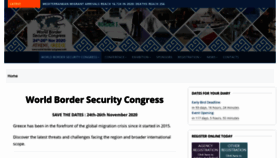 What World-border-congress.com website looked like in 2020 (3 years ago)