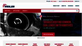 What Weilerabrasives.com website looked like in 2020 (3 years ago)