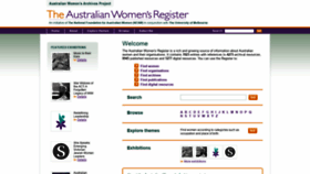 What Womenaustralia.info website looked like in 2020 (3 years ago)