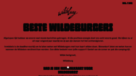 What Wildeburg.nl website looked like in 2020 (3 years ago)