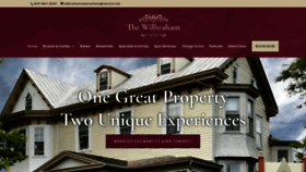 What Wilbrahammansion.com website looked like in 2020 (3 years ago)