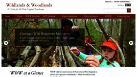 What Wildlandsandwoodlands.org website looked like in 2020 (3 years ago)