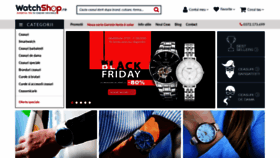 What Watchshop.ro website looked like in 2020 (3 years ago)