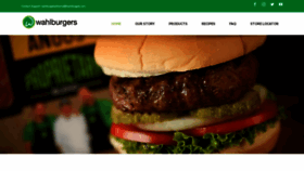 What Wahlburgersathome.com website looked like in 2020 (3 years ago)