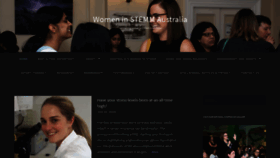 What Womeninscienceaust.org website looked like in 2020 (3 years ago)