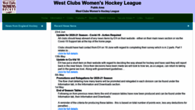 What Wcwhl.co.uk website looked like in 2020 (3 years ago)