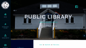 What Waterborolibrary.org website looked like in 2020 (3 years ago)