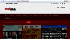 What Warta17agustus.com website looked like in 2020 (3 years ago)