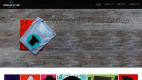 What Wearableprint.co.uk website looked like in 2020 (3 years ago)