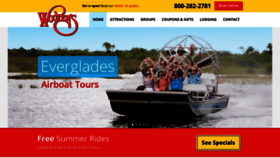 What Wootenseverglades.com website looked like in 2020 (3 years ago)