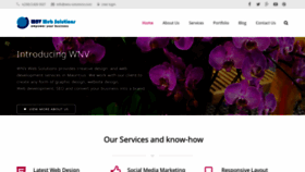 What Wnv-solutions.com website looked like in 2020 (3 years ago)