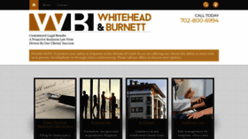 What Whiteheadburnett.com website looked like in 2020 (3 years ago)