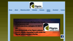 What Wearepilgrim.com website looked like in 2020 (3 years ago)