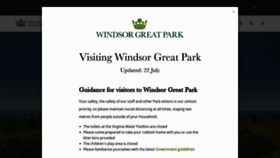 What Windsorgreatpark.co.uk website looked like in 2020 (3 years ago)