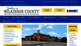 What Wilkinsoncounty.net website looked like in 2020 (3 years ago)