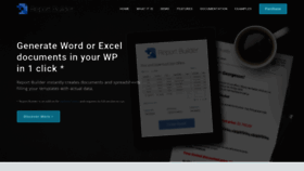 What Wpreportbuilder.com website looked like in 2020 (3 years ago)