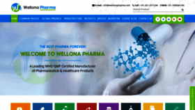 What Wellonapharma.com website looked like in 2020 (3 years ago)