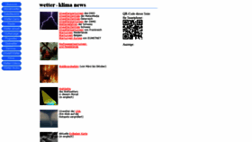 What Wetterklima.de website looked like in 2020 (5 years ago)