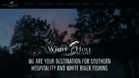 What Whiteholeresort.com website looked like in 2020 (3 years ago)