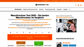 What Waschtrockner24.com website looked like in 2020 (3 years ago)