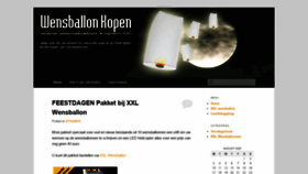 What Wensballon-kopen.nl website looked like in 2020 (3 years ago)