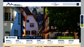What Weinheim.de website looked like in 2020 (3 years ago)
