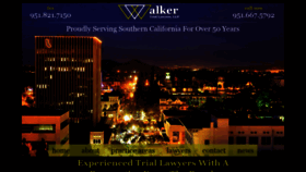 What Walkertriallawyers.com website looked like in 2020 (3 years ago)