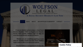 What Wolfsonlegal.com website looked like in 2020 (3 years ago)