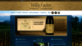 What Winefactor.com website looked like in 2020 (3 years ago)