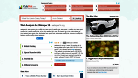 What Webspor14.org.cutestat.com website looked like in 2020 (3 years ago)
