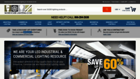 What Warehouse-lighting.com website looked like in 2020 (3 years ago)