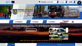 What Wolsztyn.pl website looked like in 2020 (3 years ago)