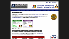 What Wantingawebsite.com website looked like in 2020 (3 years ago)
