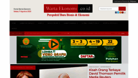What Wartaekonomi.com website looked like in 2020 (3 years ago)