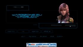 What War3zone.eu website looked like in 2020 (3 years ago)