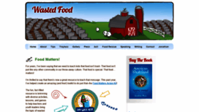 What Wastedfood.com website looked like in 2020 (3 years ago)