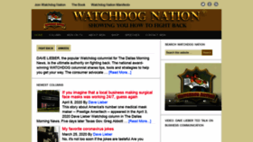What Watchdognation.com website looked like in 2020 (3 years ago)
