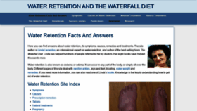 What Water-retention.net website looked like in 2020 (3 years ago)