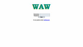 What Waw.com website looked like in 2020 (3 years ago)