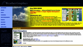 What Weathergraphics.com website looked like in 2020 (3 years ago)