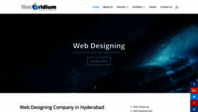What Webiridium.com website looked like in 2020 (3 years ago)